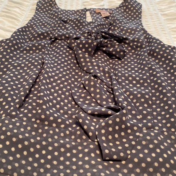 Beautiful H&M Sleeveless Polka Dot Top | Size 4 - Picture 3 of 6